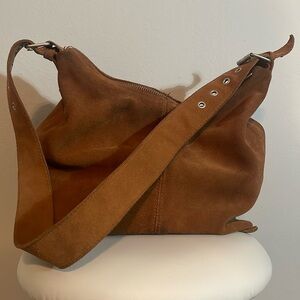 Vintage GAP real suede slouchy shoulder bag